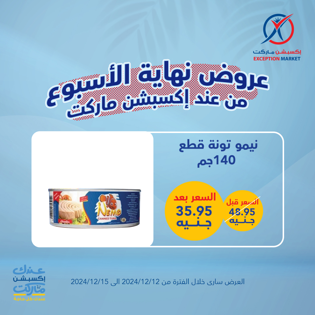 exception offers from 12dec to 15dec 2024 عروض اكسبشن من 12 ديسمبر حتى 15 ديسمبر 2024 صفحة رقم 15